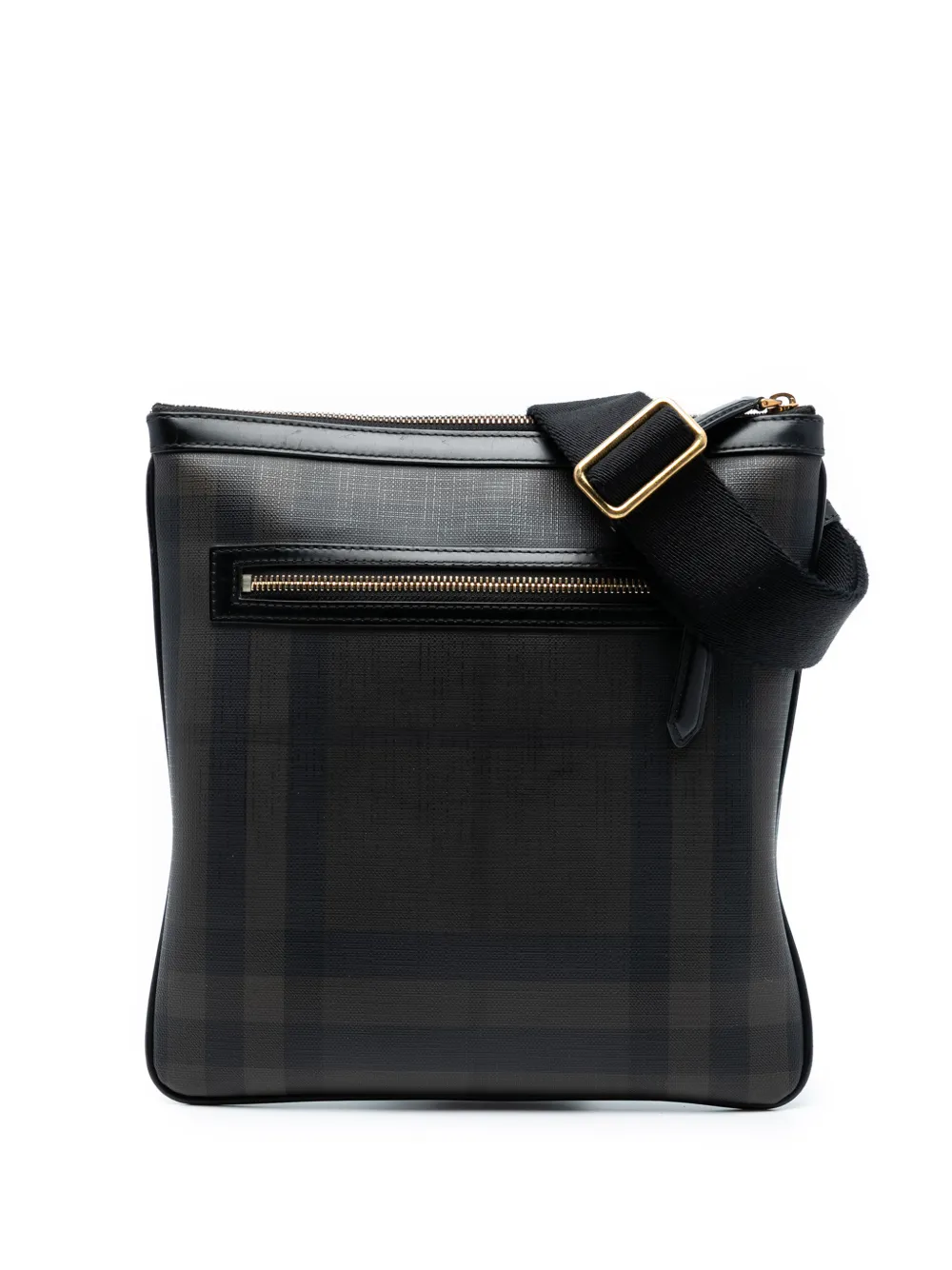 Burberry Pre-Owned 2000-2017 Smoke Check Coated Canvas Beckley crossbody bag | Brown | Image 1