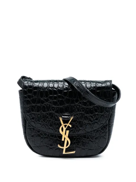 Saint Laurent Pre-Owned 2020 Small Croc Embossed Monogram Kaia crossbody bag