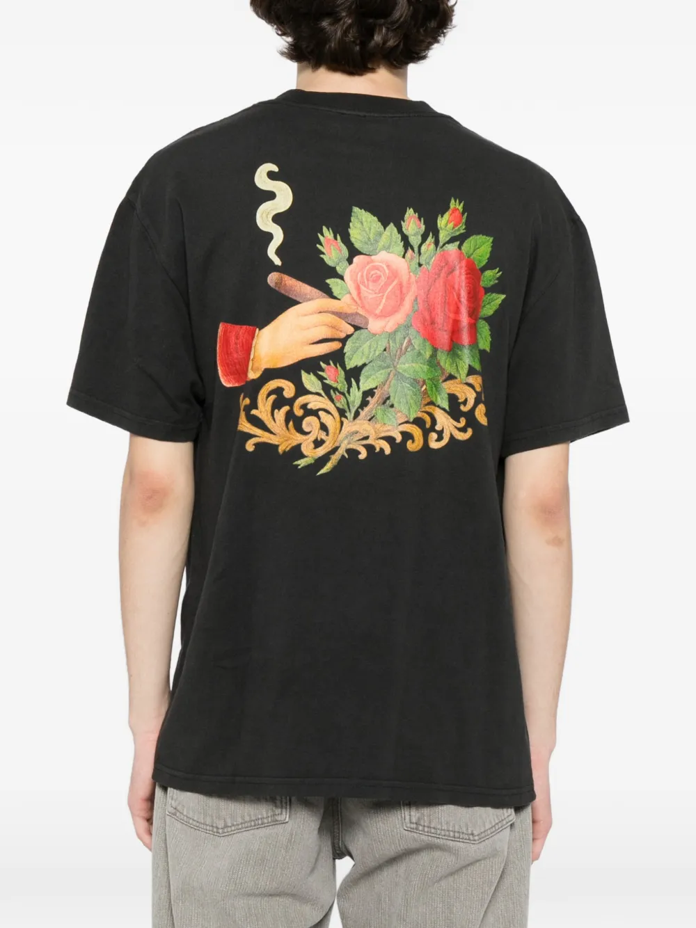 Rose Print T-Shirt