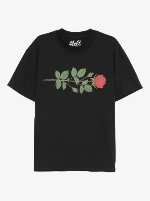 Melt playera con rosas estampadas