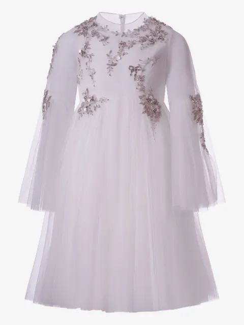 MAISON AVA Vestido com aplicação floral