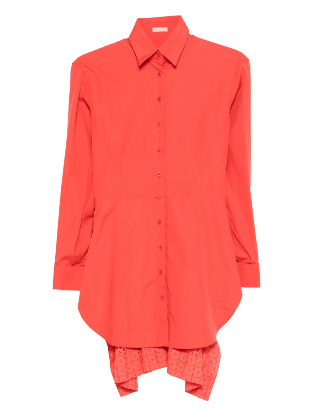 Alaïa Pre-Owned 2010s cotton shirt - Rosso