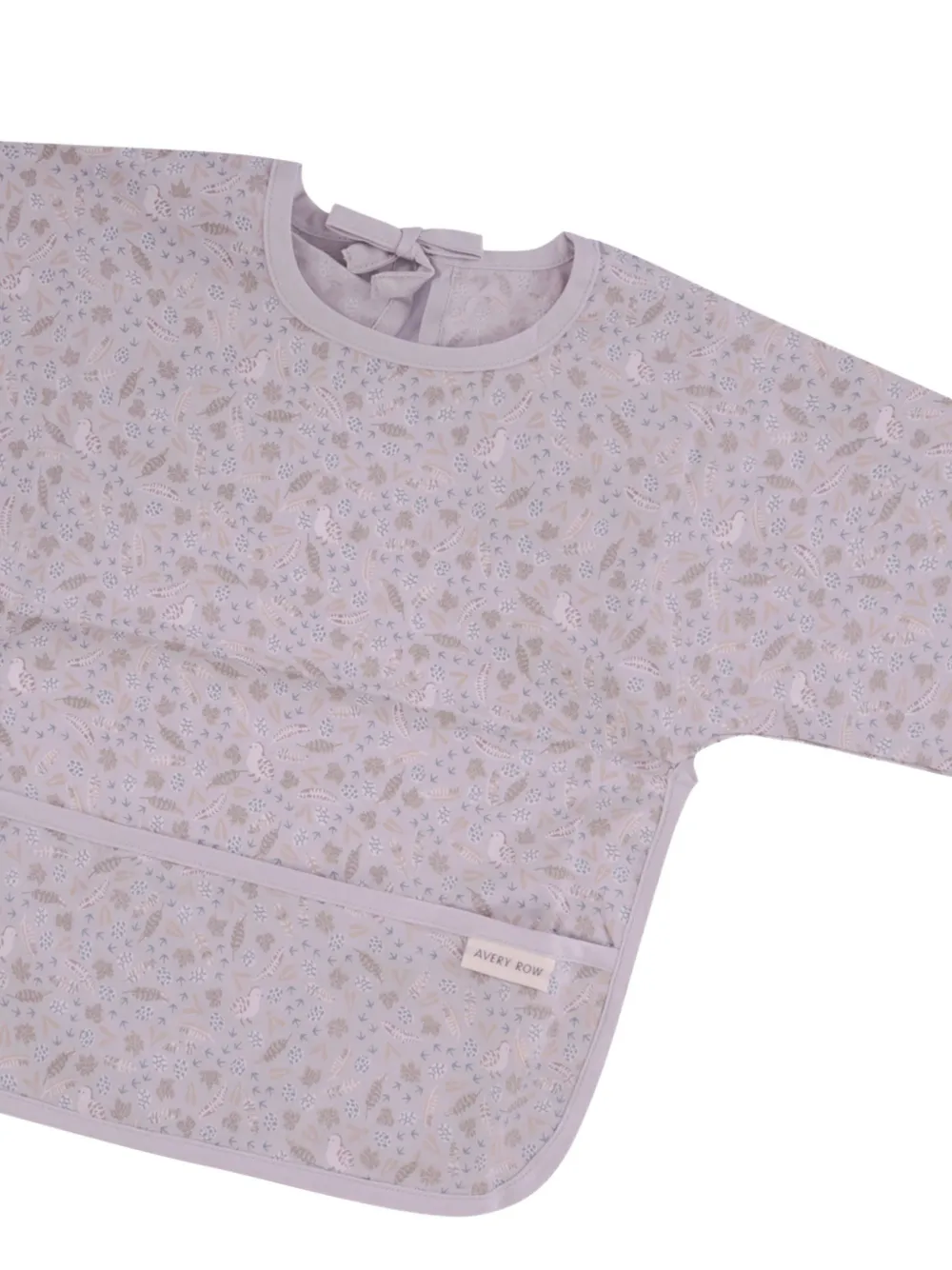  Avery Row Babero Estampado De Manga Larga - Neutro 