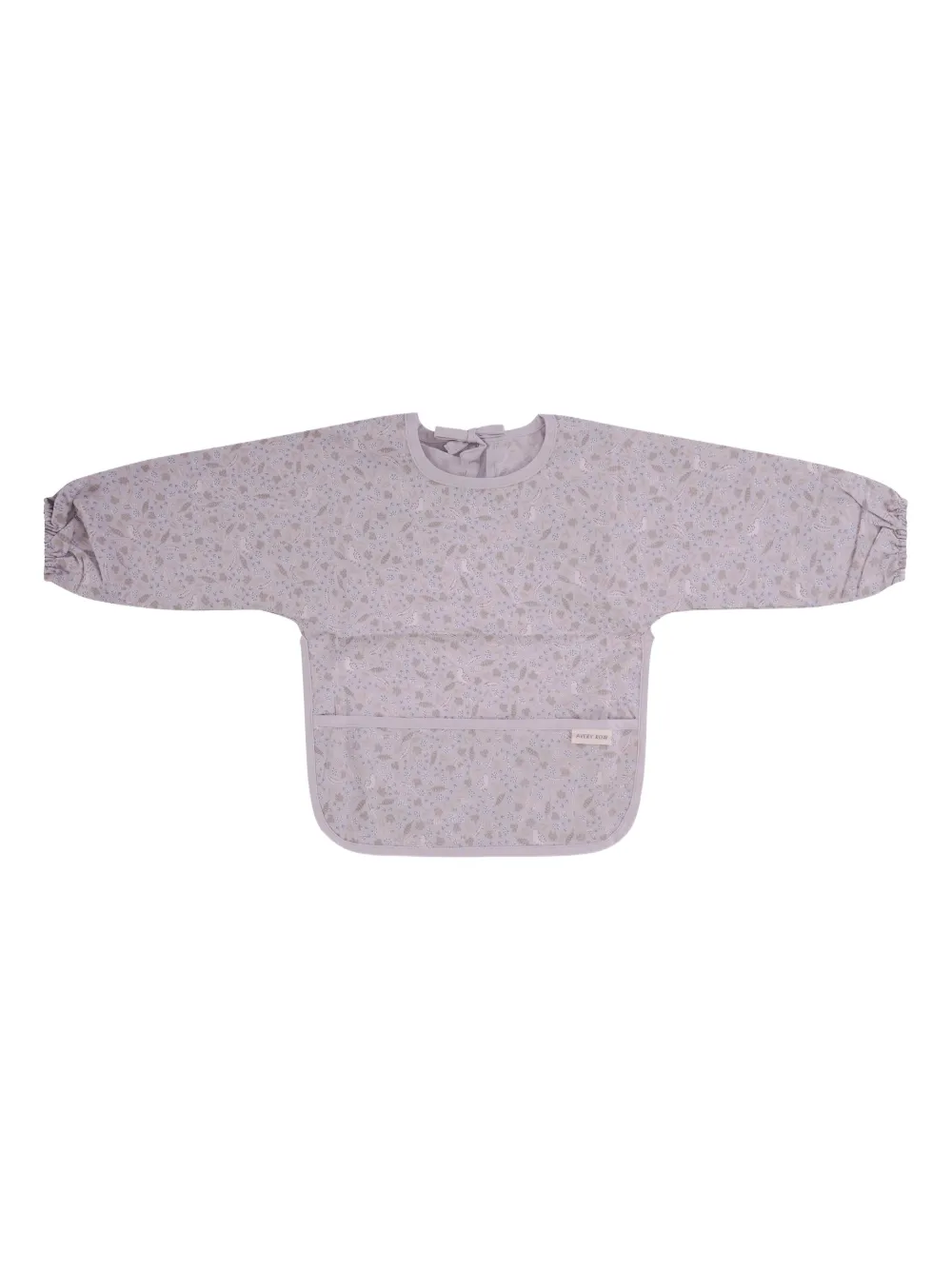 Avery Row long-sleeve print bib | Neutrals | Image 1
