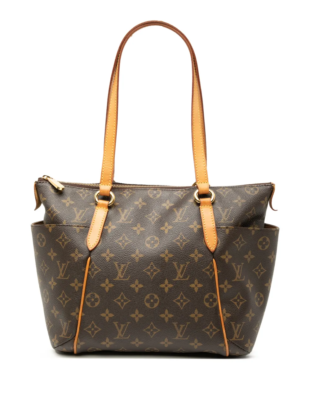 Pre-owned Louis Vuitton 2009 Monogram Totally Pm Tote Bag In Brown
