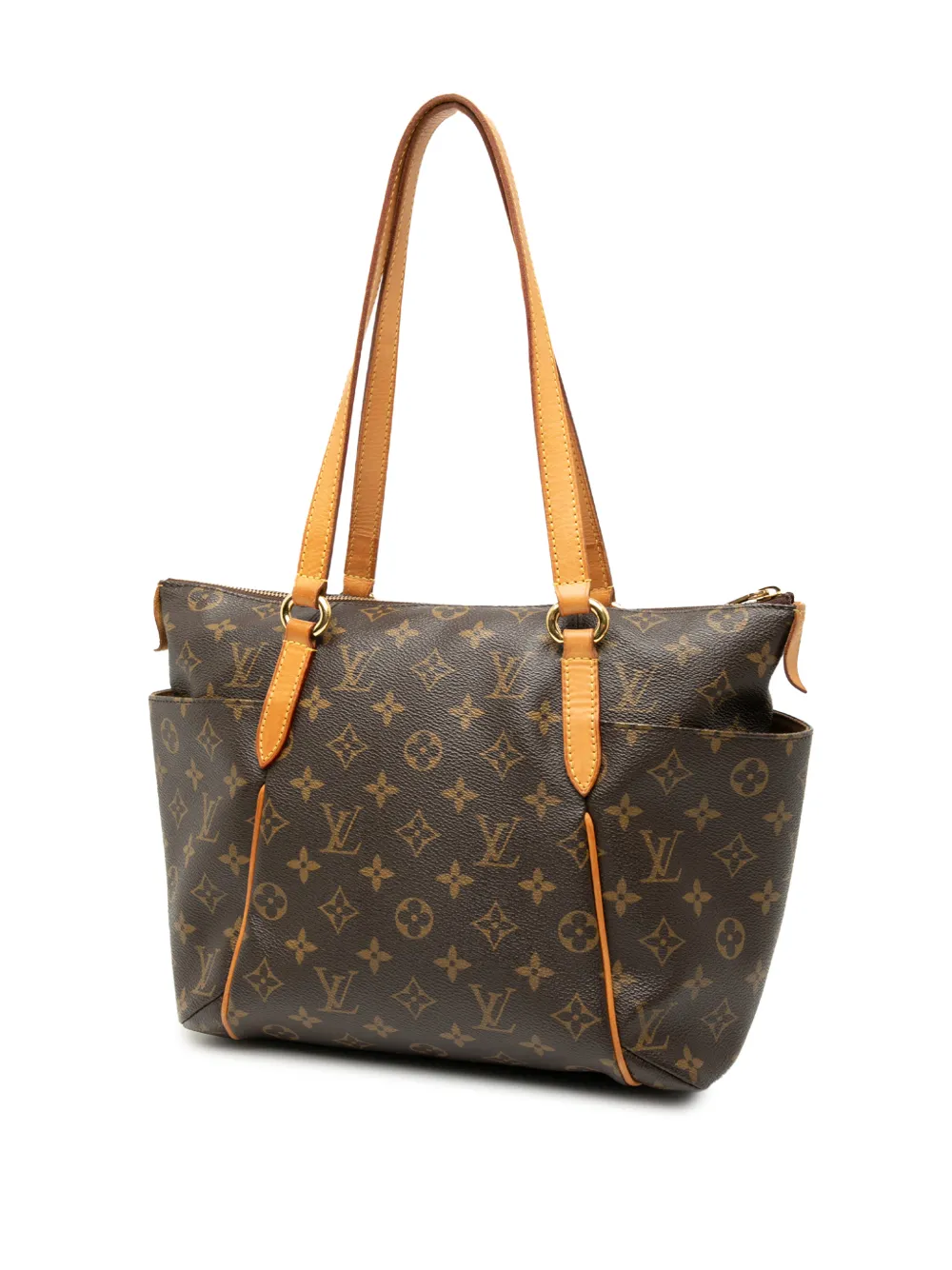 Pre-owned Louis Vuitton 2009 Monogram Totally Pm Tote Bag In Brown