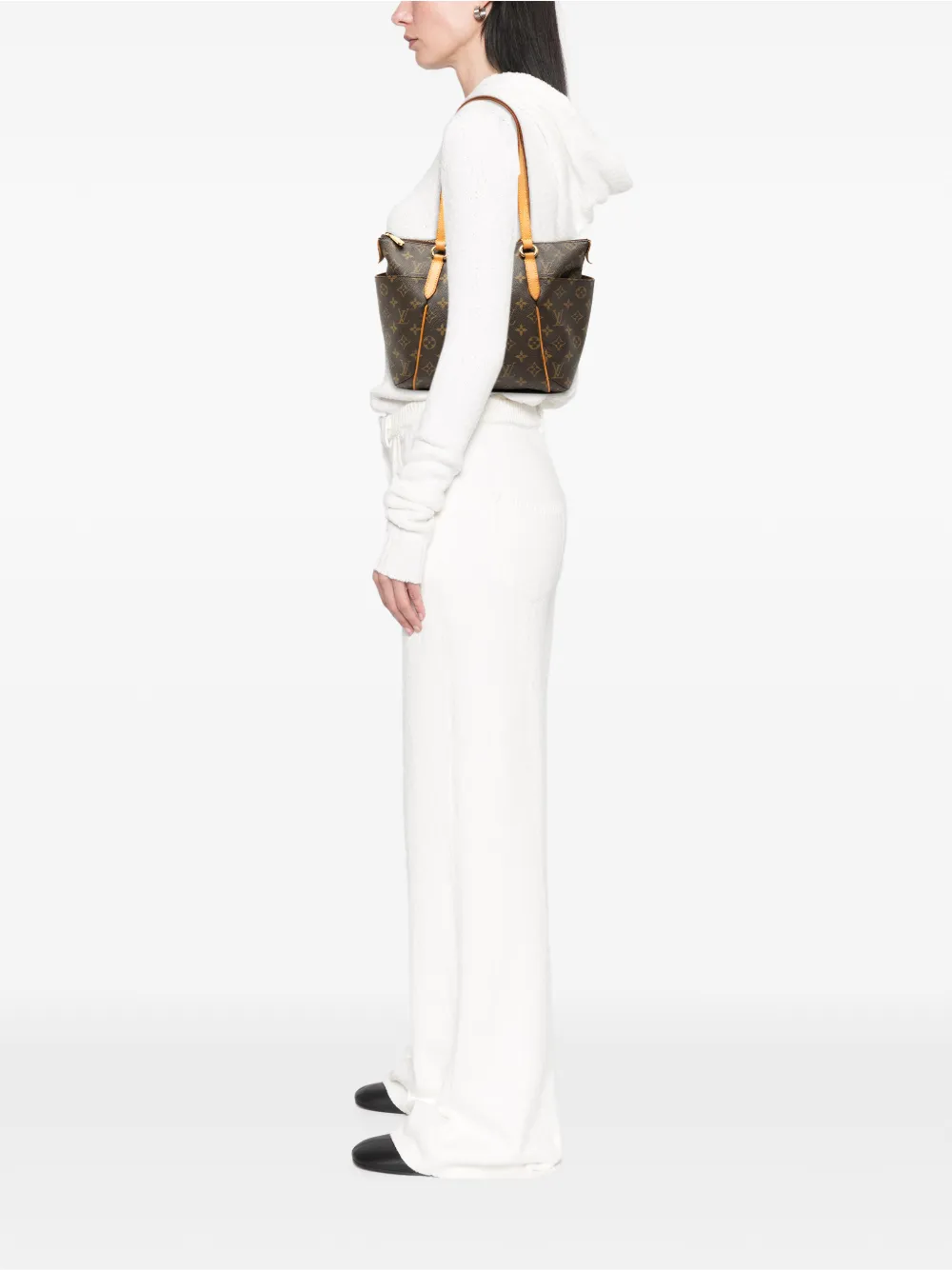 Pre-owned Louis Vuitton 2009 Monogram Totally Pm Tote Bag In Brown