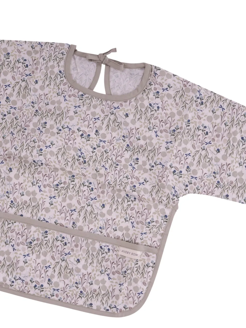 Floral Long-Sleeved Bib