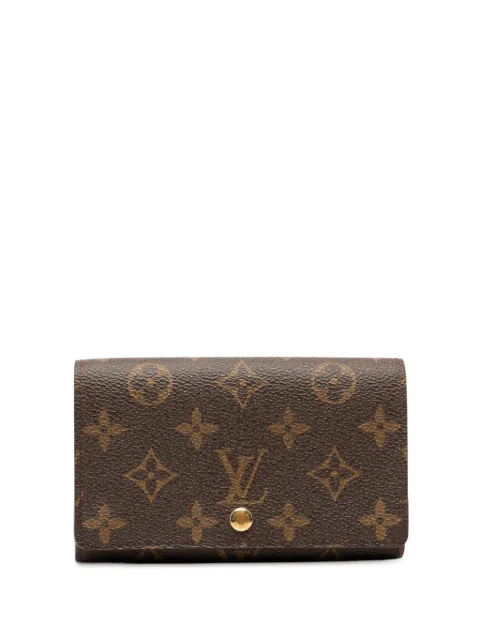 Louis Vuitton Pre-Owned 2002 Monogram Porte Monnaie Tresor Wallet small wallets