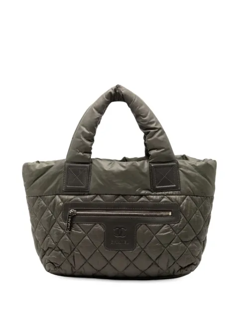CHANEL Pre-Owned 2010-2011 Small Quilted Nylon Coco Cocoon tote bag