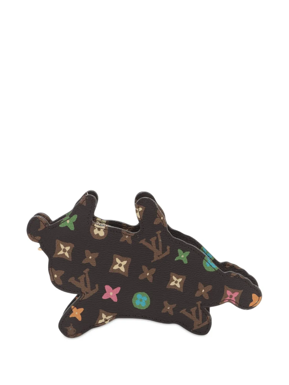  Louis Vuitton Pre-owned 2021-2025 Tyler The Creator Monogram Craggy Dog On Strap Wearable Wallet Crossbody Bag - Brown 