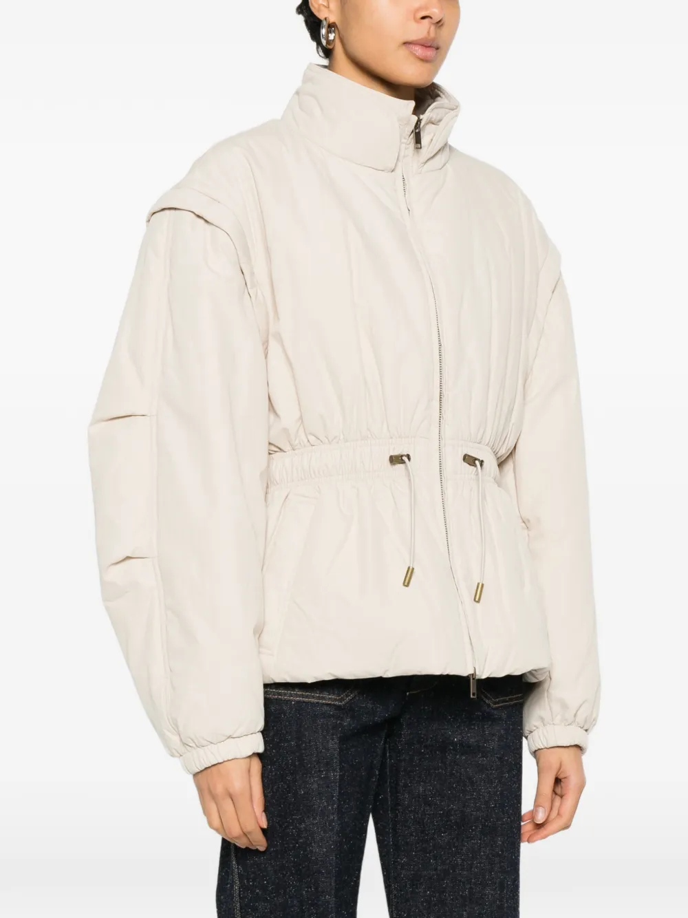  Marant étoile Dastyni Drawstring Jacket - Neutrals 