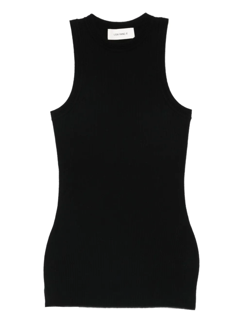 Lisa Yang Amya ribbed top | noir | Image 1