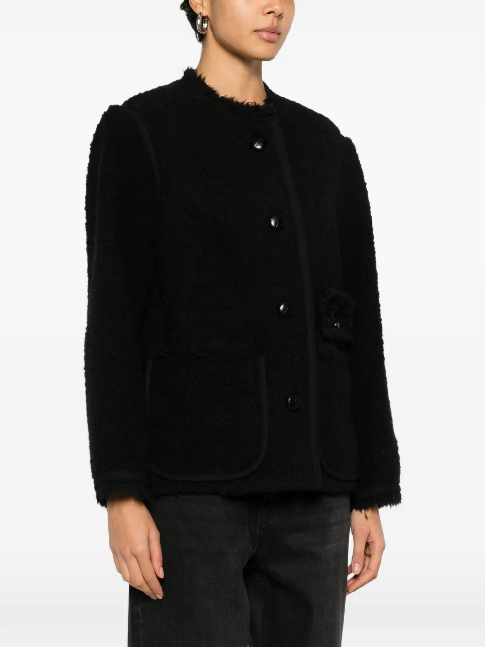 Isabel Marant Maylin Buttoned Jacket In Black