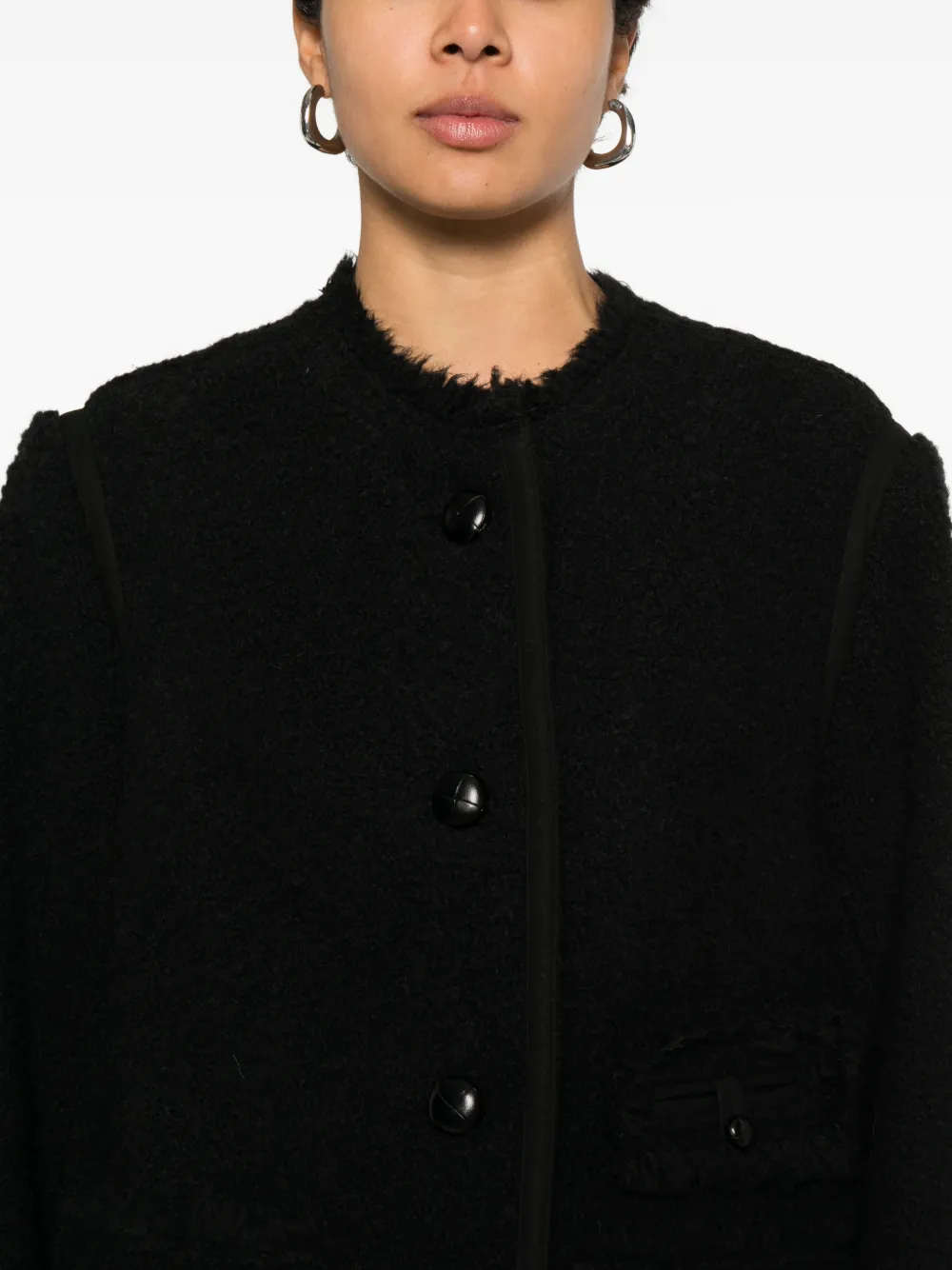 Isabel Marant Maylin Buttoned Jacket In Black