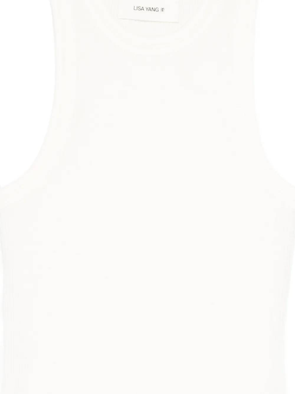  Lisa Yang Amya Ribbed Top - White 