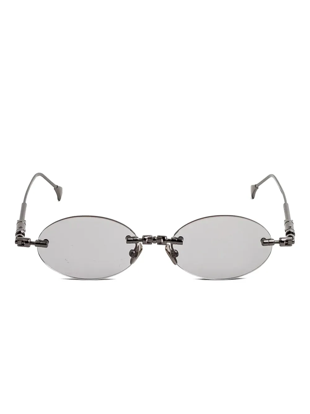 Kuboraum rimless oval-frame sunglasses | Grey | Image 1