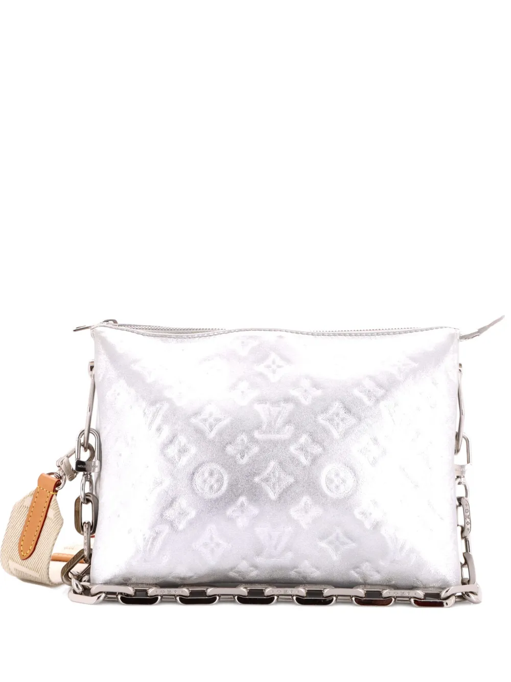 Louis Vuitton Pre-Owned Coussin Bag Monogram Embossed Lambskin PM crossbody bag - Argento