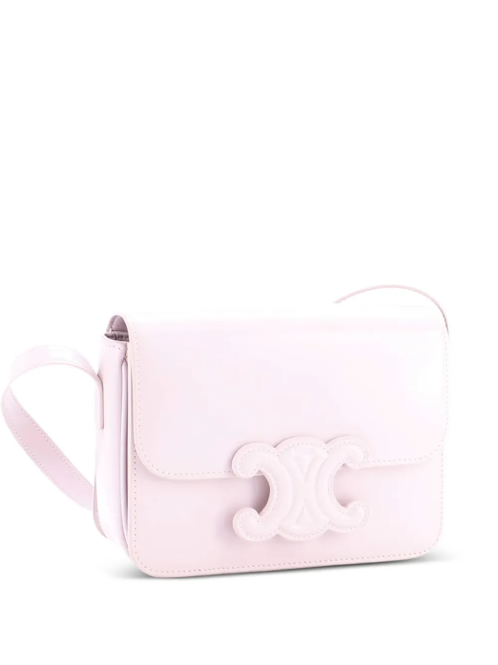 Celine Pre-Owned Cuir Triomphe Leather Teen shoulder bag - Rosa
