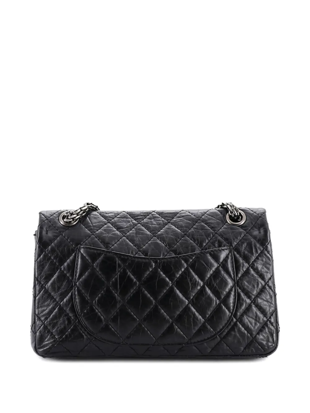 CHANEL Pre-Owned Reissue 2.55 Flap Bag Quilted Aged Calfskin 225 shoulder bag - Nero