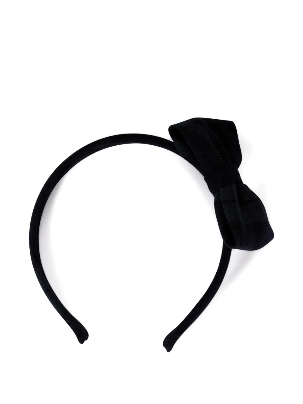 Baroni Firenze Kids Scottish bow hair band - Blu