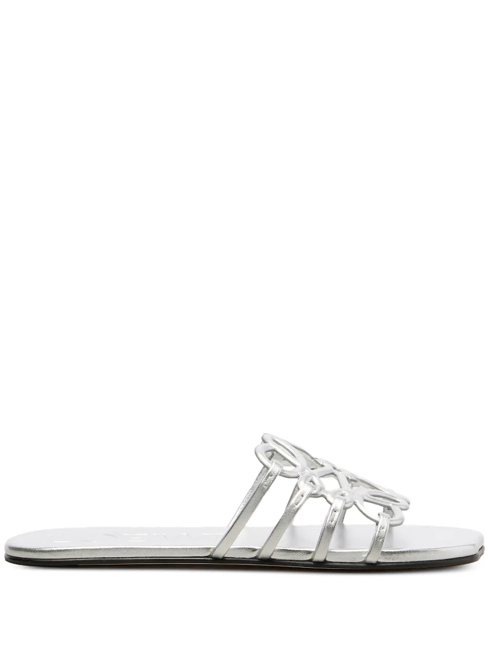 LOEWE Petal Anagram slide - Argento