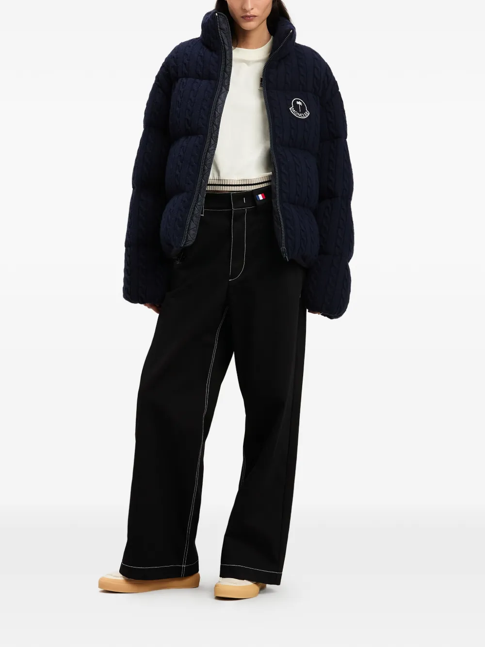 Palm Angels x Moncler Racing trousers - Zwart