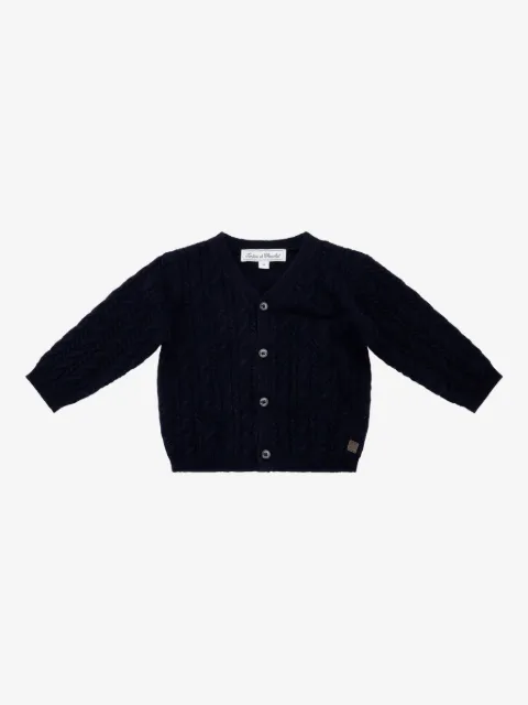 Tartine Et Chocolat cable knit button cardigan