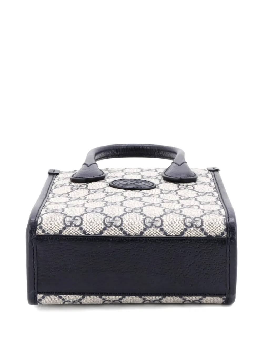 Interlocking G Patch Tote GG Coated Canvas Mini satchel