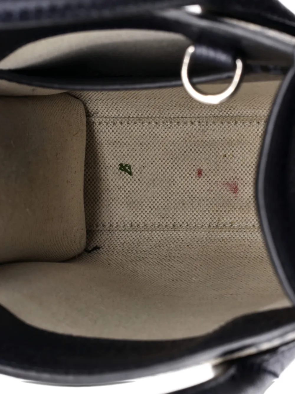 Interlocking G Patch Tote Gg Coated Canvas Mini Satchel