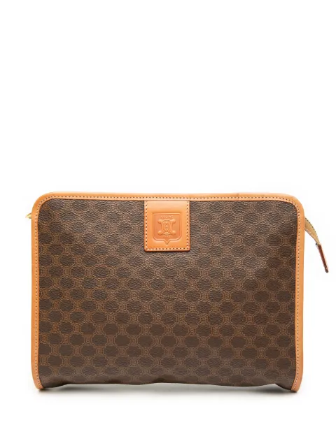 Celine Pre-Owned 2013 Macadam Coated Canvas clutch bag