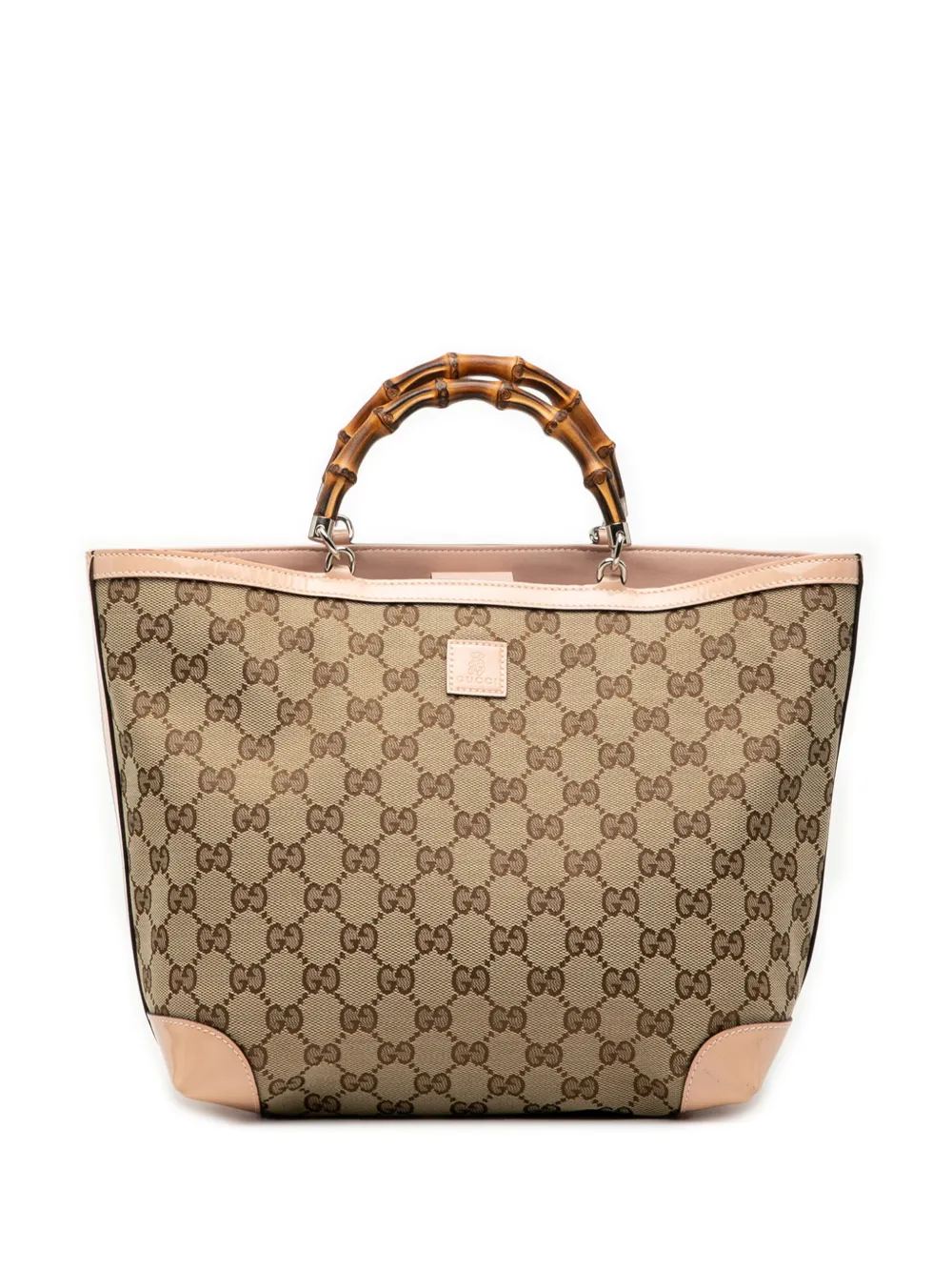 Gucci Pre-Owned 2000-2015 GG Canvas Bamboo Childrens tote bag - Marrone