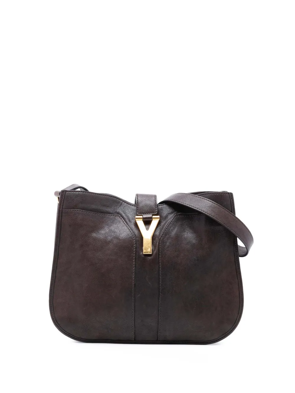 Saint Laurent Pre-Owned 2000-2012 Medium Leather Cabas Chyc crossbody bag | marrón | Image 1