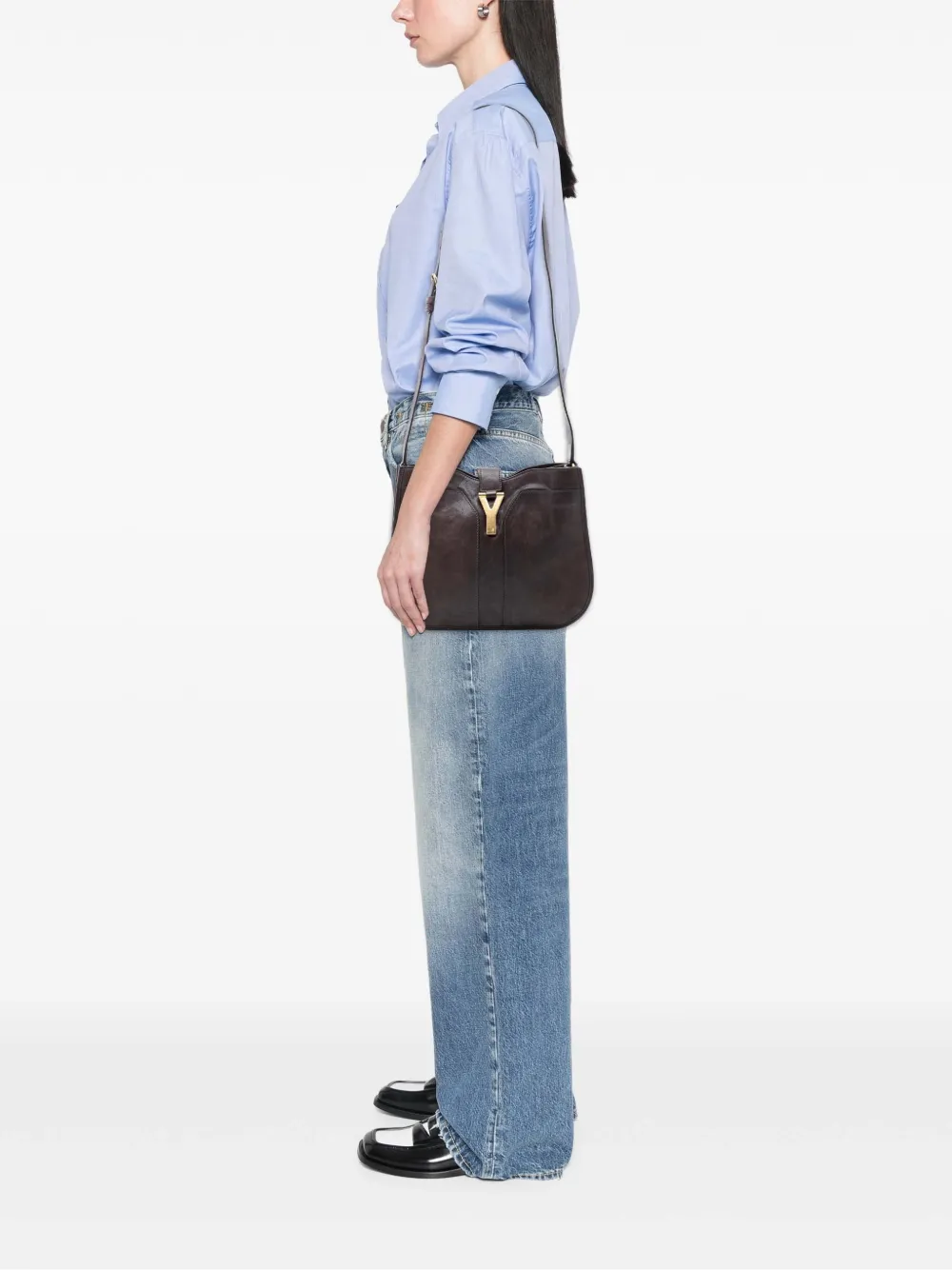 Saint Laurent Pre-Owned 2000-2012 Medium Leather Cabas Chyc crossbody bag | Estilos de archivo | Image 2