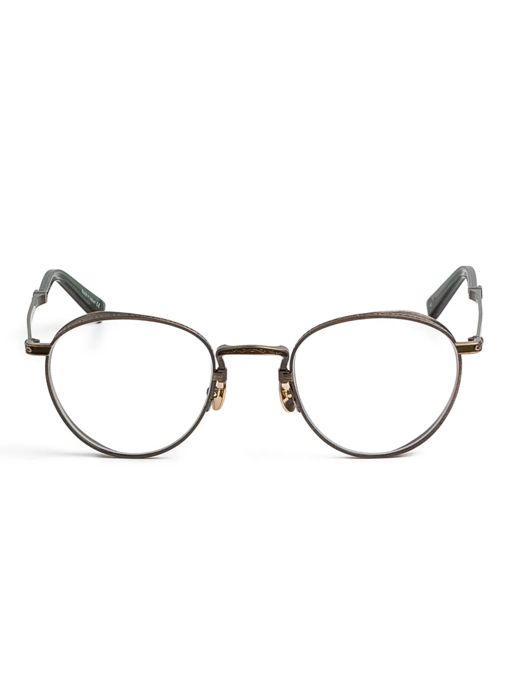 Matsuda round metal glasses | Brown | Image 1