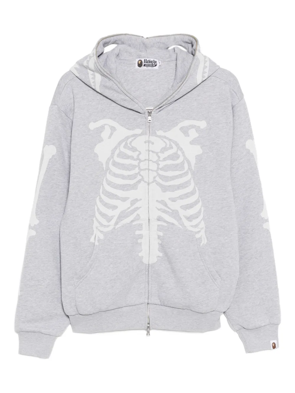 A BATHING APE® graphic-print hoodie - Grau