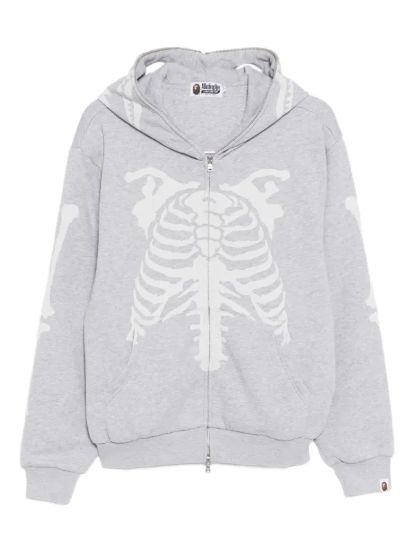 A Bathing Ape グレー パーカー M A BATHING APE® グラフィック パーカー | グレー | FARFETCH JP
