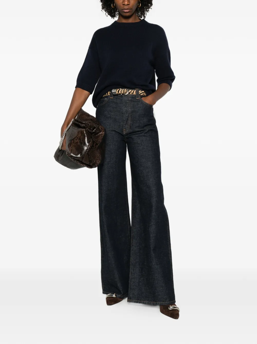 KHAITE Ares top Blauw