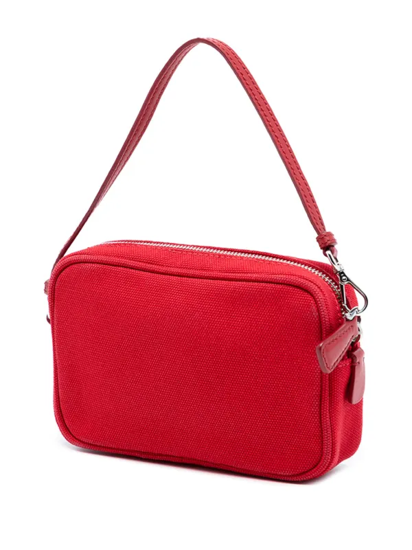 Prada Pre-Owned 2000-2025 Canvas Canapa Pouch | Red | FARFETCH CA