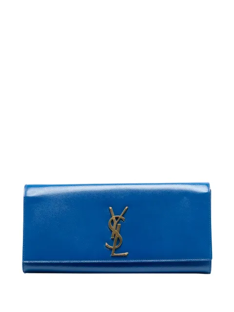 Saint Laurent Pre-Owned 2013 Grain De Poudre Monogram Cassandre clutch bag