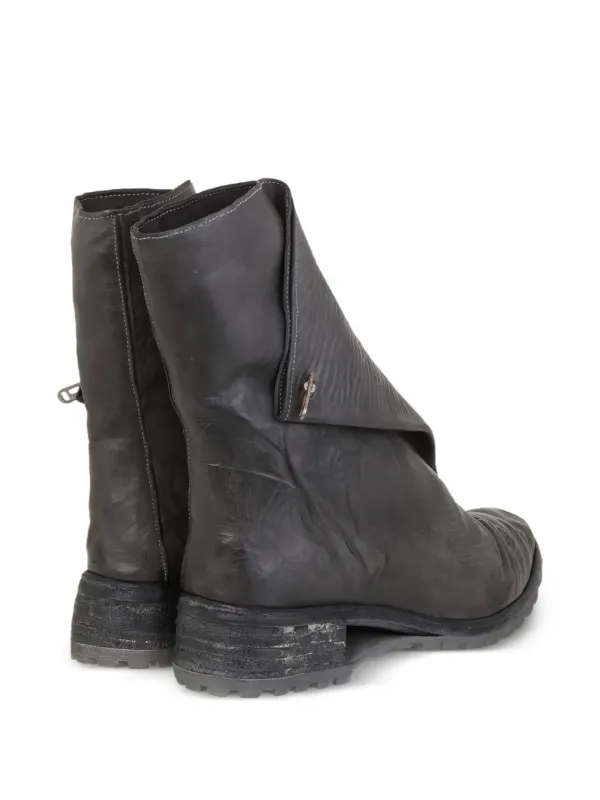 靴 CAROL CHRISTIAN POELL Carol Christian Poell Folded Rubber Sole Boots | Grey | FARFETCH