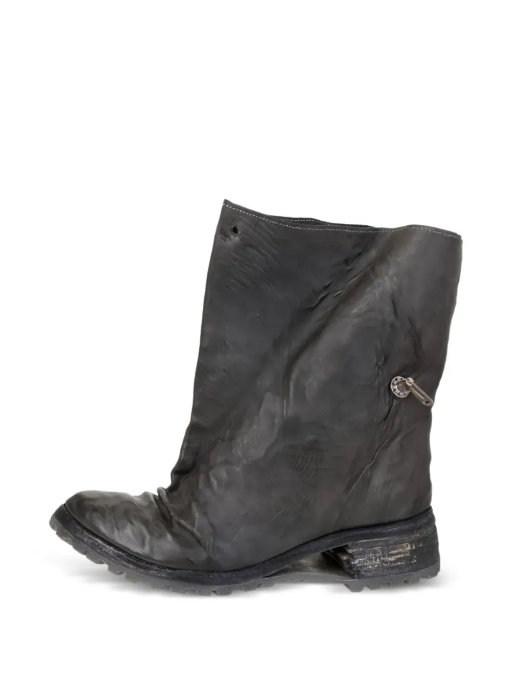 Carol Christian Poell folded rubber sole boots Grijs