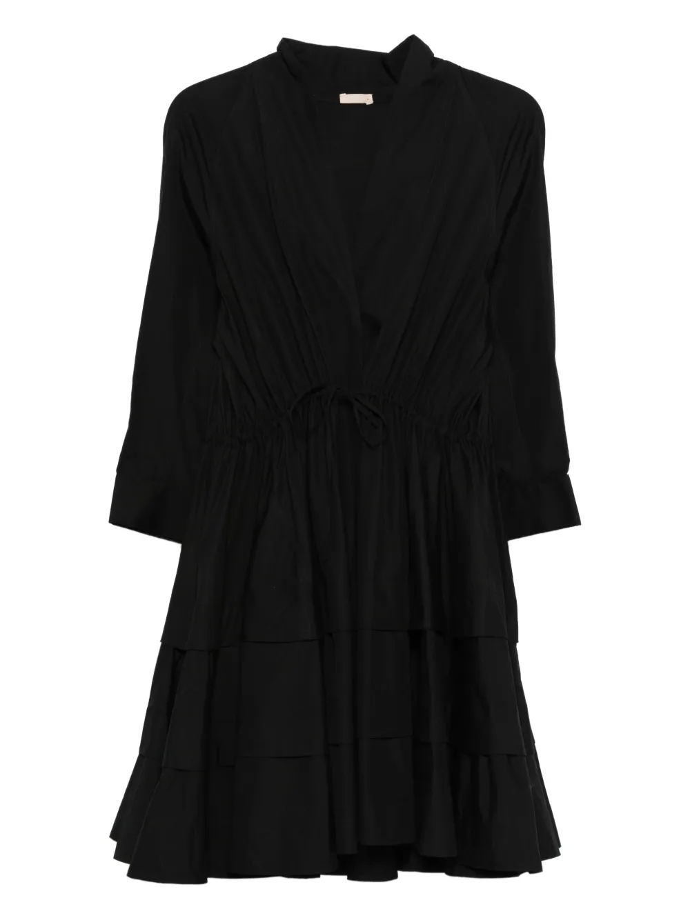 Alaïa Pre-Owned 2010s cotton midi dress - Nero