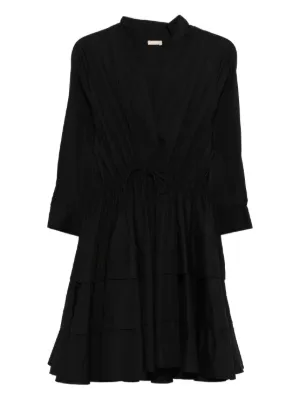 Balenciaga Maxi Patched Shirt Dress - Black - Women's - 1 - Cotton