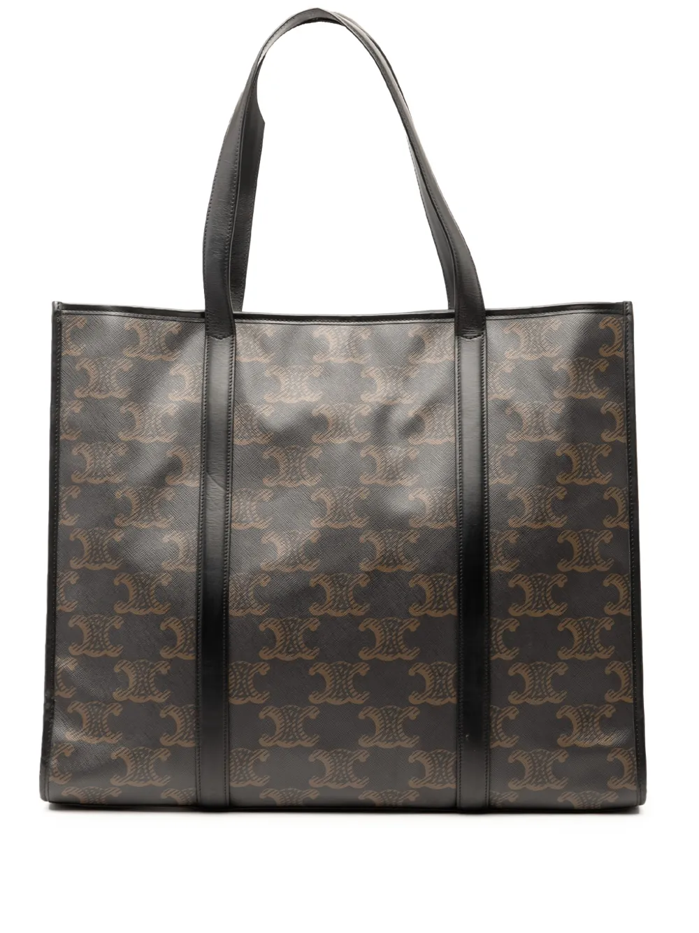 Celine Pre-Owned 2022 XL Triomphe Coated Canvas Cabas tote bag | marrón | Image 1