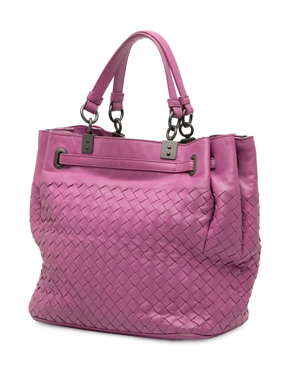 2012-2025 Nappa Intrecciato Bucket Bag