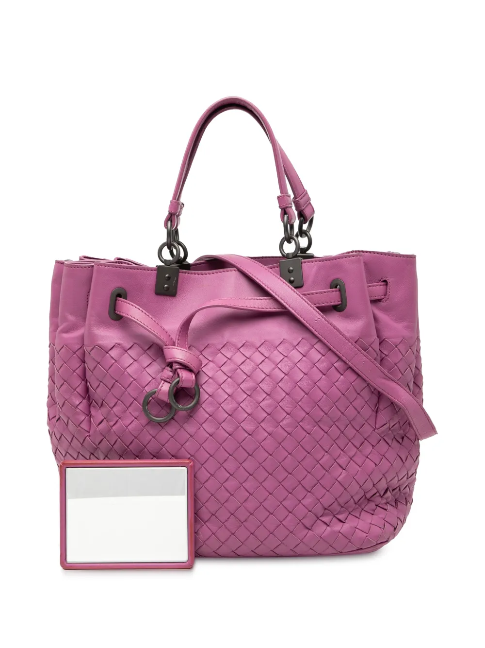 2012-2025 Nappa Intrecciato Bucket Bag