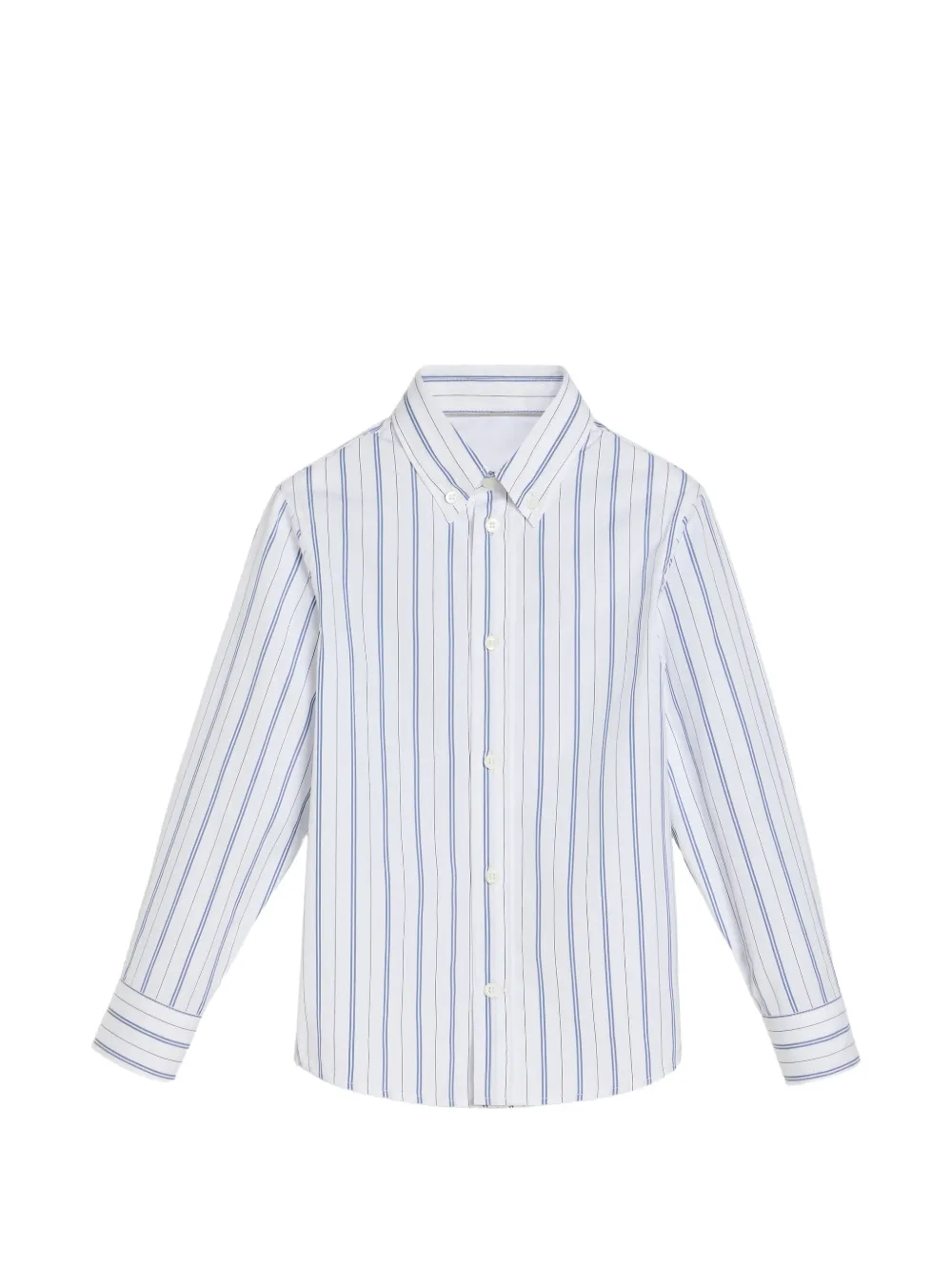 Brunello Cucinelli Kids striped button-down shirt - Bianco