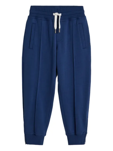 Brunello Cucinelli Kids drawstring-waistband zip-detail track pants