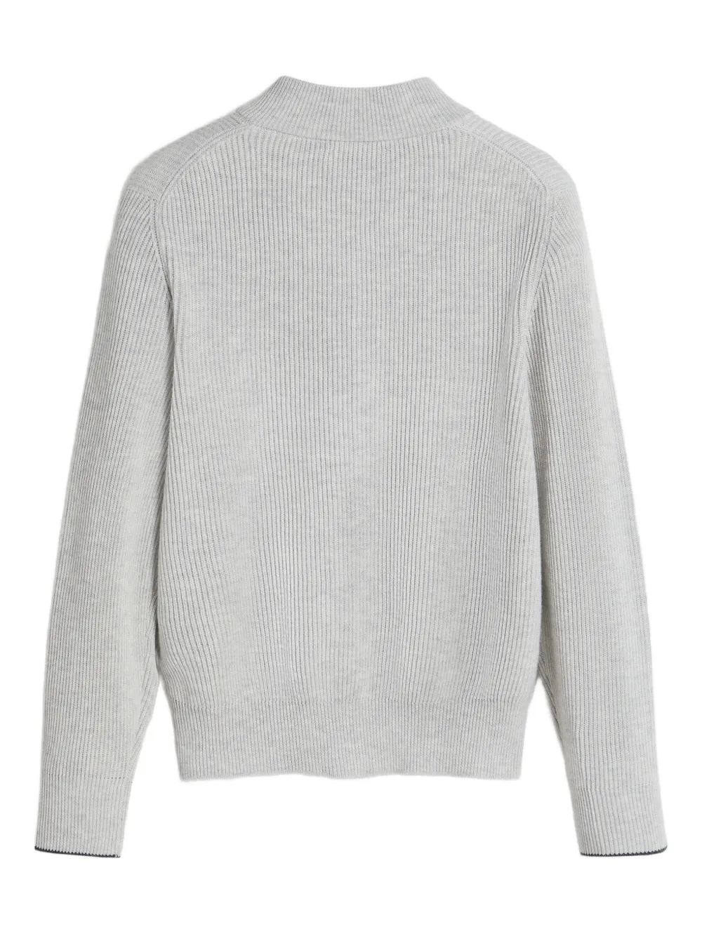 Brunello Cucinelli Kids Vest met ritssluiting Grijs